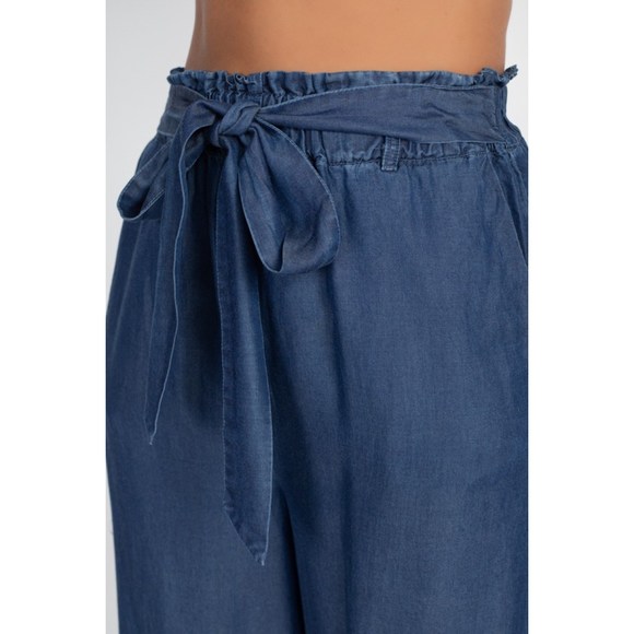 Wide Leg Lyocell Pants - Picture 4 of 8